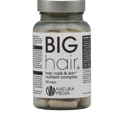 Natura Media BIGhair, 60 kapsulių