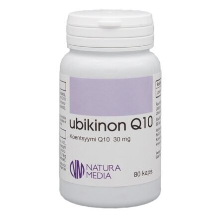 Natura Media Kofermentas Q10 Ubikinon, 80 kapsulių