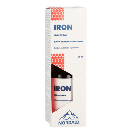 NORDAID IRON SPRAY geležies papildas, 30 ml.