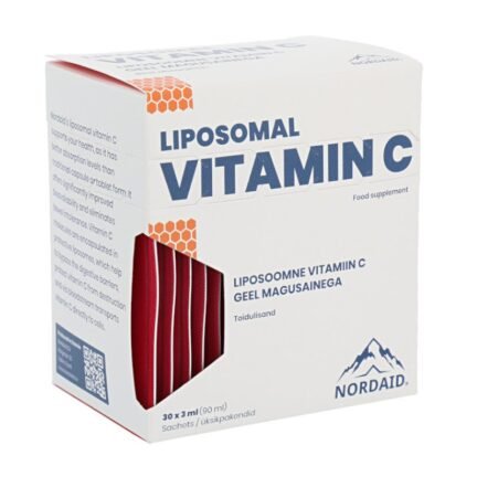 NORDAID LIPOSOMAL VITAMIN C vitaminas C, 1000 mg, 30 pak. x 3 ml.