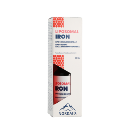 NORDAID LIPOSOMAL IRON SPRAY geležies papildas, 30 ml.