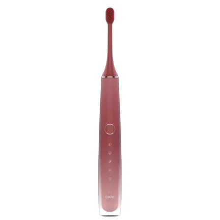 OSOM Oral Care Sonic Toothbrush Rose OSOMORALT40ROSE dantų šepetėlis su veido valymo/masažavimo antgaliu