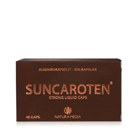 Natura Media SunCaroten Strong, astaksantino, beta karoteno, likopeno ir vitamino E kompleksas, N40