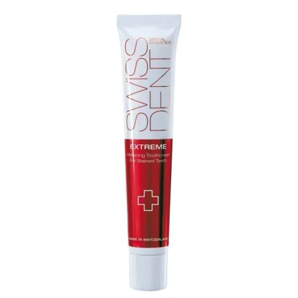 SWISSDENT EXTREME intensyvaus poveikio balinanti dantų pasta, 50ml