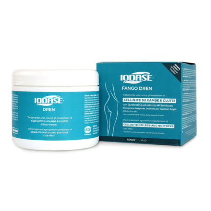 IODASE FANGO (DREN) MUD purvas celiulitui mažinti, 500 g