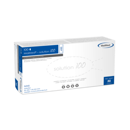 MaiMed Solution 100 nitrilinės pirštinės, 100 vnt.